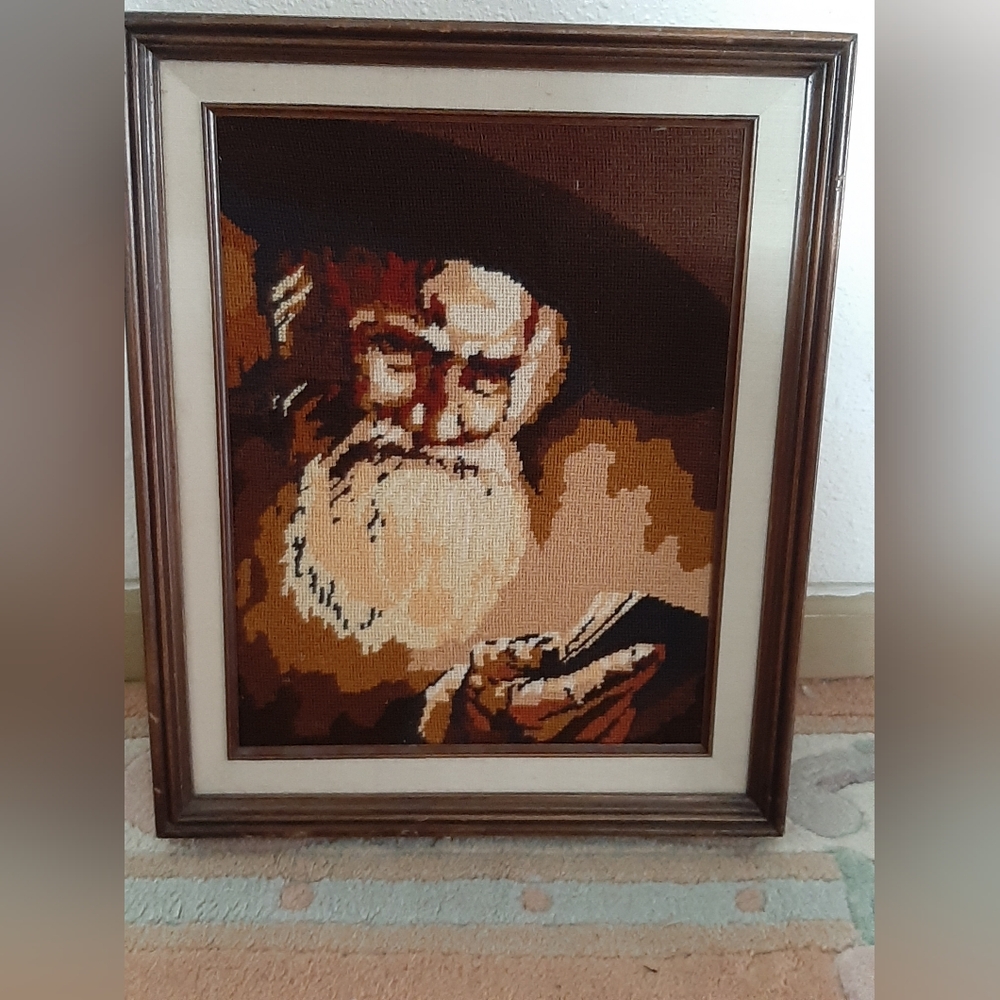 JUDAISM THE SCHOLAR CROSS STITCH